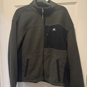 New Balance Black and Gray Textured Jacket